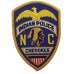 United States Cherokee Indian Police N. C. Cloth Patch Badge