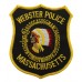 United States Webster Police Massachusetts Cloth Patch Badge