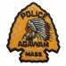 United States Agawam Mass. Police Cloth Patch Badge