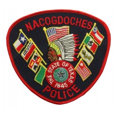 United States Nacogdoches Police Cloth Patch Badge