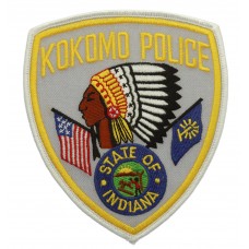 United States Kokomo Police Cloth Patch Badge