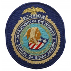 United States Police Department of the Interior Bureau of Indian Affairs Cloth Patch Badge