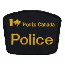 Canadian Ports Canada Police Cloth Patch Badge