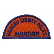 United States Nassau County Police Aviation Cloth Patch Badge
