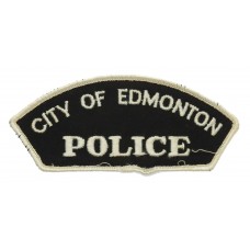 Canadian City of Edmonton Police Cloth Patch Badge