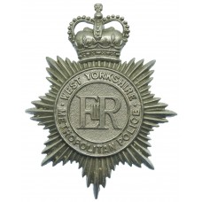 West Yorkshire Metropolitan Police Helmet Plate - Queen's Crown