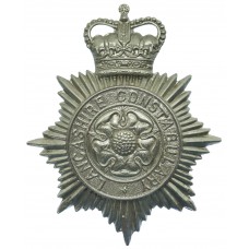 Lancashire Constabulary Helmet Plate - Queen's Crown