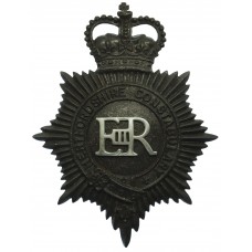 Hertfordshire Constabulary Night Helmet Plate - Queen's Crown