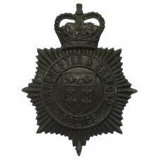 Manchester & Salford Police Night Helmet Plate - Queen's Crown