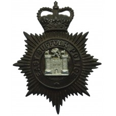 East Suffolk Police Night Helmet Plate - Queen's Crown