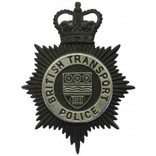 British Transport Police (B.T.P.) Night Helmet Plate - Queen's Cr