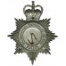 British Transport Commission Police Blackened Chrome Helmet Plate - Queen's Crown