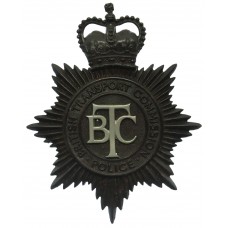 British Transport Commission (B.T.C.) Police Helmet Plate - Queen