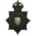 Essex Constabulary Night Helmet Plate - King's Crown