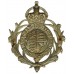British Colonial Police Helmet Plate - King's Crown