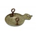 Tanganyika Police White Metal Cap Badge - King's Crown