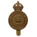 Army Catering Corps Brass Cap Badge - King's Crown