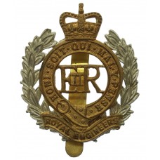 EIIR Royal Engineers Bi-Metal Cap Badge