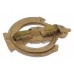 Royal Armoured Corps (R.A.C.) WW2 Plastic Economy Cap Badge