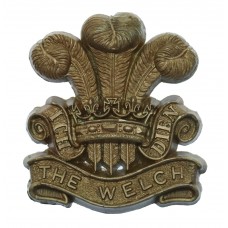 The Welch Regiment WW2 Plastic Economy Cap Badge