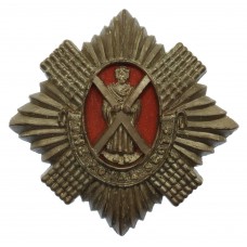 Royal Scots WW2 Plastic Economy Cap Badge