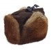 Royal Canadian Mounted Police (R.C.M.P.) Muskrat Fur Winter Hat