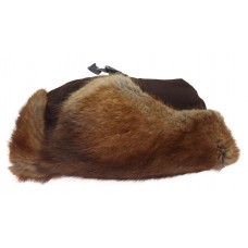 Royal Canadian Mounted Police (R.C.M.P.) Muskrat Fur Winter Hat