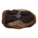 Royal Canadian Mounted Police (R.C.M.P.) Muskrat Fur Winter Hat