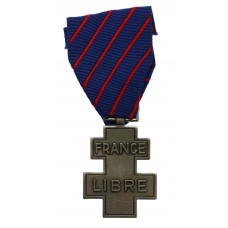 France Free French Volunteers Service Medal 1940-1945 (Medaille Des Services Voluntaires de la France Libre 1940-1945)