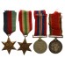 WW2 South African Medal Group of Four - 157728 W.T. Hedley