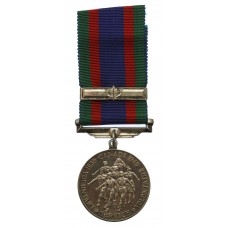 WW2 Canadian Volunteer Service Medal with Overseas Service Bar