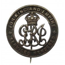 WW1 Silver War Badge (No. B10864) - Pte. J.W. Houlden, 20th Bn. M