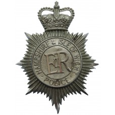 Hampshire & Isle of Wight Police Helmet Plate - Queen's Crown