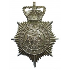 Bradford City Police Helmet Plate - Queen's Crown