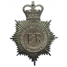Devon & Cornwall Constabulary Helmet Plate - Queen's Crown