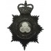 Lincolnshire Constabulary Night Helmet Plate - Queen's Crown
