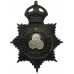 Lincolnshire Constabulary Night Helmet Plate - King's Crown