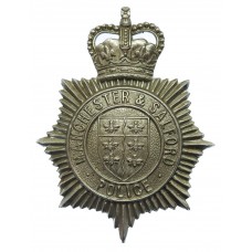 Manchester & Salford Police Helmet Plate - Queen's Crown