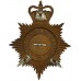 Northampton Borough Police Night Helmet Plate - Queen's Crown
