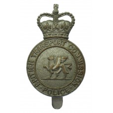 Scarce British Transport Commission (B.T.C.) Police Cap Badge - Queen's Crown