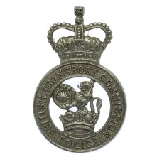 British Transport Commission (B.T.C.) Police Cap Badge - Queen's Crown