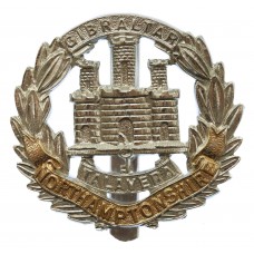 Northamptonshire Regiment Anodised (Staybrite) Cap Badge