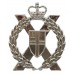 London Territorials Anodised (Staybrite) Cap Badge - Queen's Crown