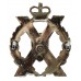 London Territorials Anodised (Staybrite) Cap Badge - Queen's Crown