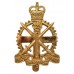 Army Apprentices School Anodised (Staybrite) Cap Badge - Queen's Crown