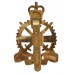 Army Apprentices School Anodised (Staybrite) Cap Badge - Queen's Crown