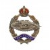 Royal Tank Regiment Hallmarked Silver & Enamel Sweetheart Brooch