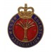 Welch Guards Association Enamelled Lapel Badge - Queen's Crown