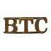 Bank Top Cadets (B.T.C.) Shoulder Title