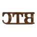 Bank Top Cadets (B.T.C.) Shoulder Title